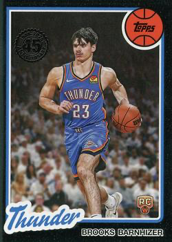 2025 Topps NBA 1980-81 Topps Basketball Brooks Barnhizer 80BK-87 Oklahoma City Thunder