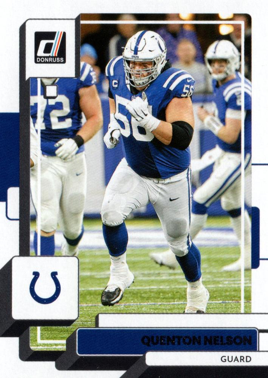 2022 Panini Donruss Quenton Nelson #50 Indianapolis Colts