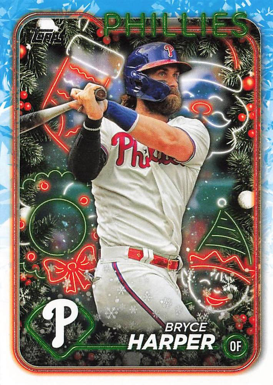 2024 Topps Holiday Bryce Harper Philadelphia Phillies #H179