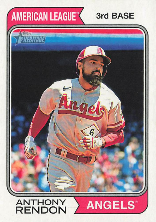 2023 Topps Heritage Anthony Rendon Los Angeles Angels #532