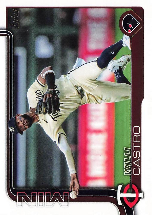 2025 Topps Series 1 Willi Castro Minnesota Twins #155
