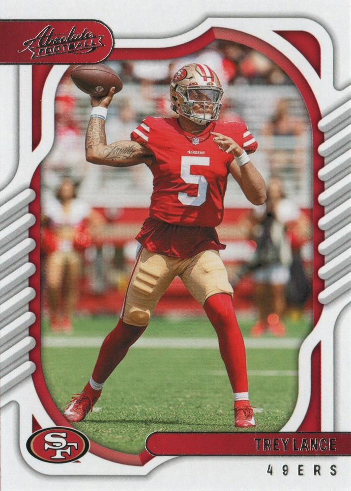 2022 Panini Absolute Trey Lance #59 San Francisco 49ers