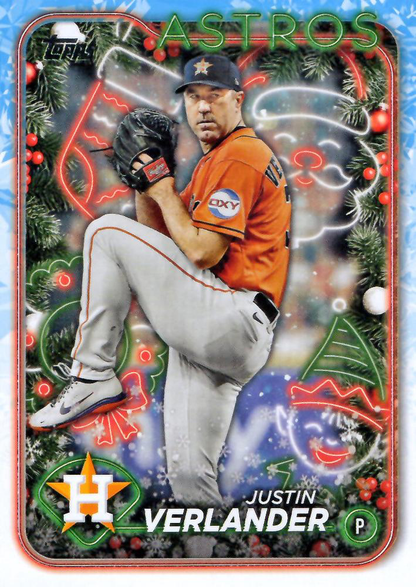 2024 Topps Holiday Justin Verlander Houston Astros #H68