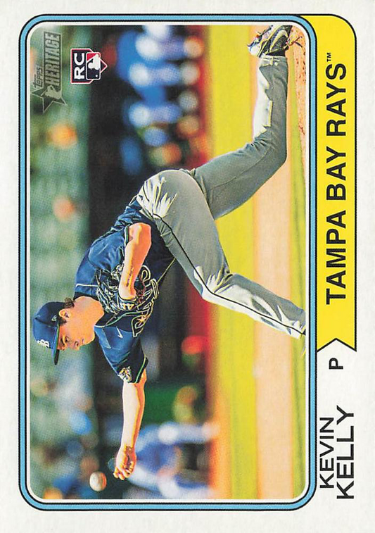 2023 Topps Heritage Kevin Kelly RC Tampa Bay Rays #517