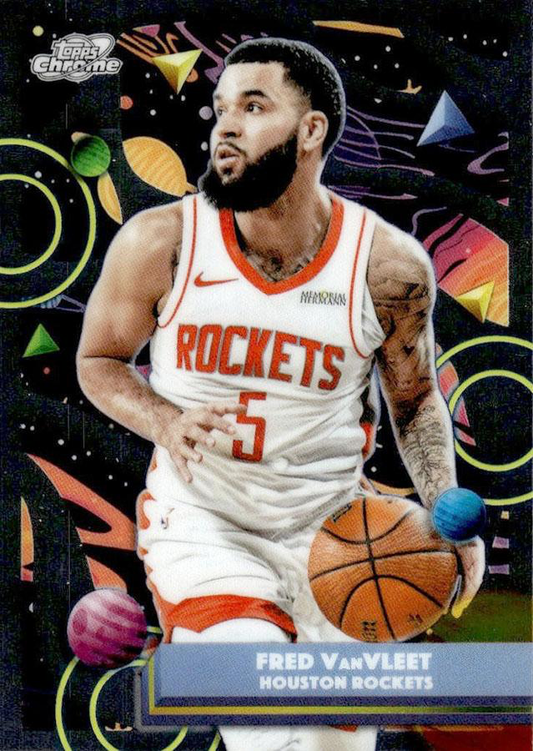 2025 Topps Chrome Cosmic Fred VanVleet #136 Houston Rockets