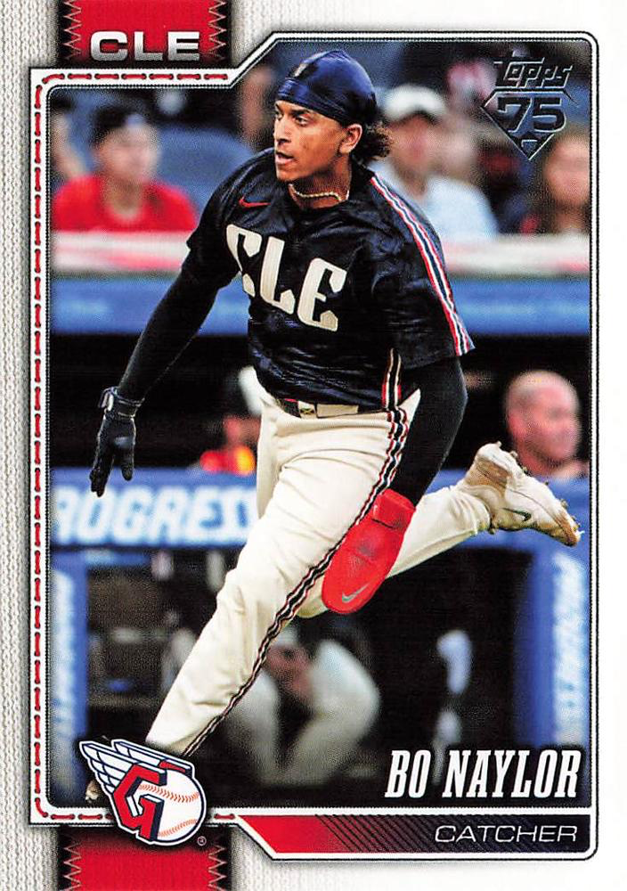2026 Topps Series 1 Bo Naylor #188 Cleveland Guardians