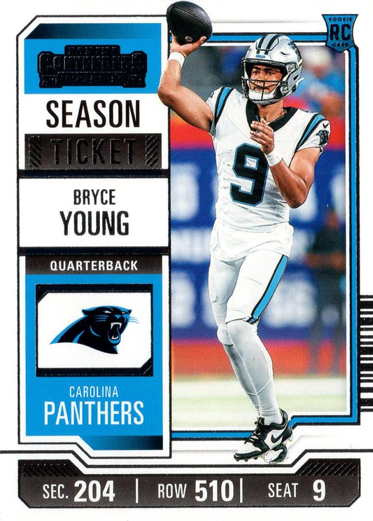 2023 Panini Contenders Bryce Young RC #15 Carolina Panthers