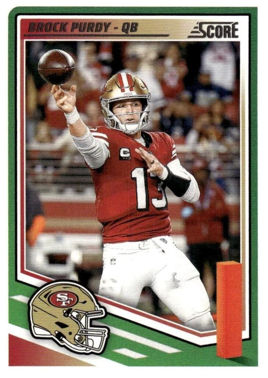 2025 Panini Score Brock Purdy #47 San Francisco 49ers