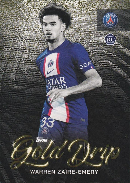 2022 Topps PSG Team Set Warren RC Zaïre-Emery #47 Paris Saint-Germain