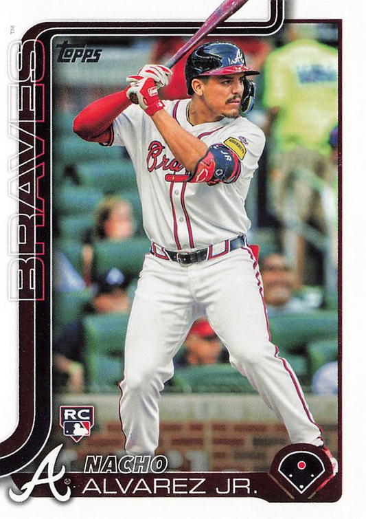 2025 Topps Series 1 Nacho Alvarez Jr. RC Atlanta Braves #223