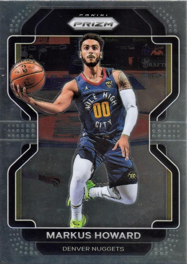 2021 Panini Prizm Markus Howard #218 Denver Nuggets