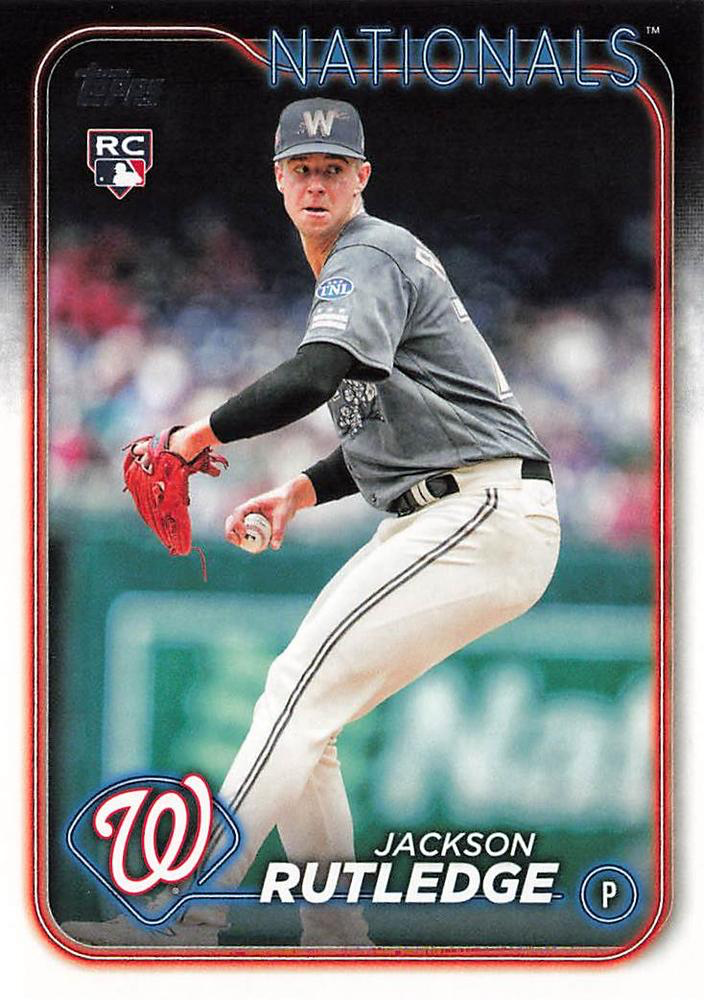 2024 Topps Series 2 Jackson Rutledge RC Washington Nationals #503