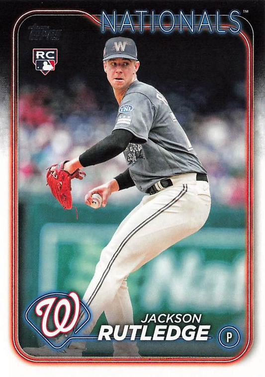 2024 Topps Series 2 Jackson Rutledge RC Washington Nationals #503