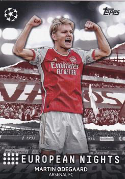 2023 Topps UCC European Nights Martin Ødegaard EN-1 Arsenal FC