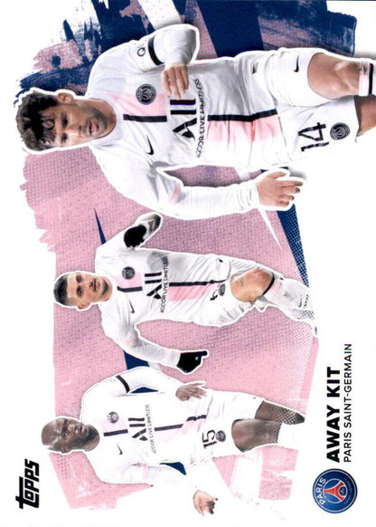 2021 Topps PSG Team Set Away Kit #48 Paris Saint-Germain