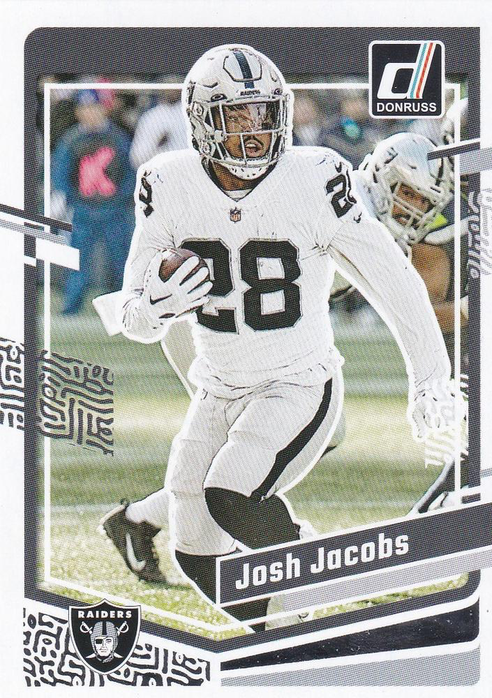 2023 Panini Donruss Josh Jacobs #178 Las Vegas Raiders