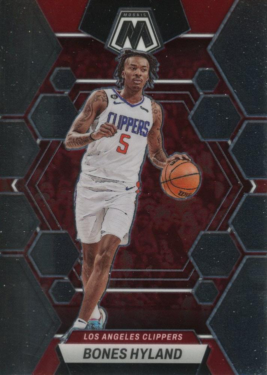 2022 Panini Mosaic Bones Hyland #51 Los Angeles Clippers