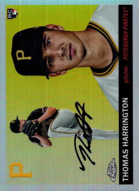 2025 Topps Chrome Platinum RC Refractor Thomas Harrington #260 Pittsburgh Pirates