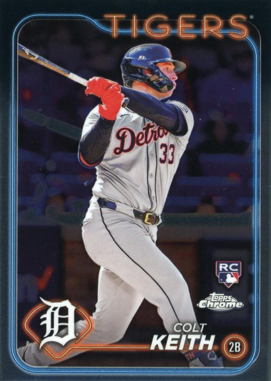 2024 Topps Chrome Colt Keith RC Detroit Tigers #2