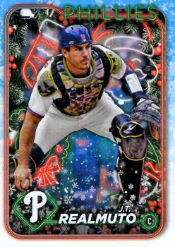 2024 Topps Holiday J.T. Realmuto Philadelphia Phillies #H163