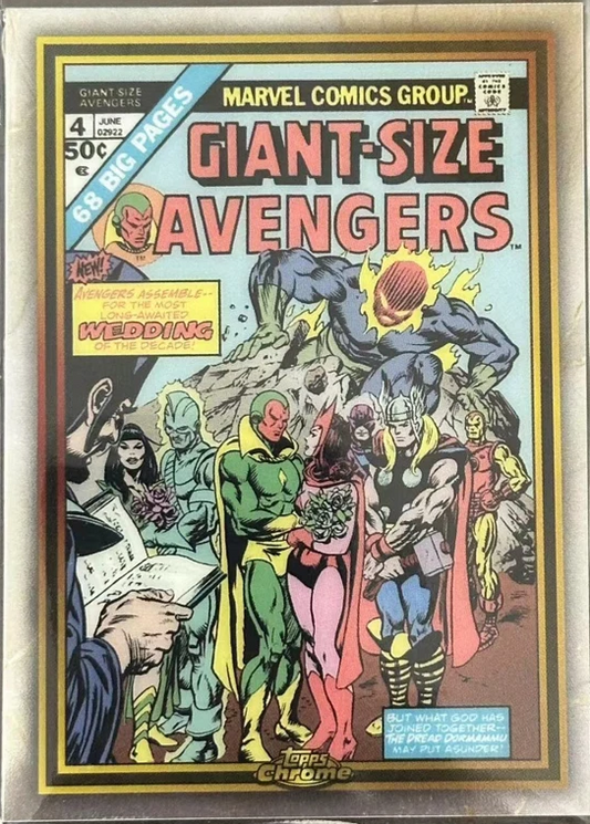 2024 Topps Chrome Marvel Giant Size Avengers #4 #MG-10 (standard size)