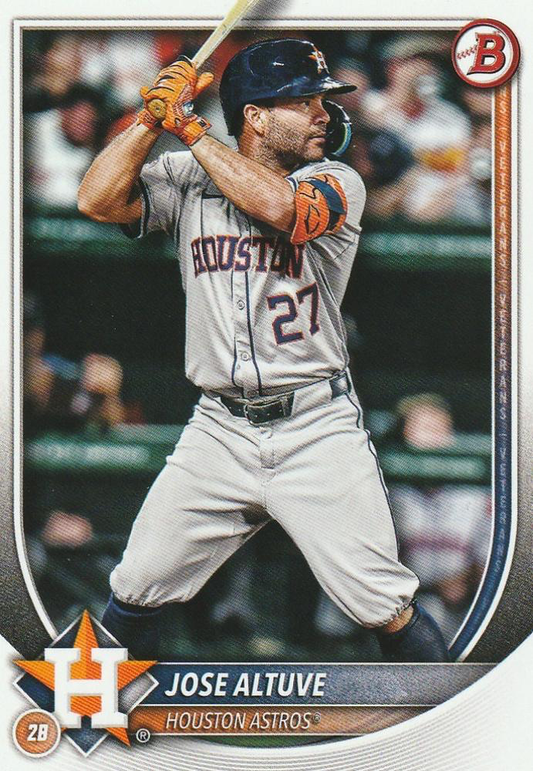 2025 Topps Bowman Jose Altuve Houston Astros #63