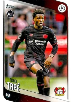 2025 Topps Flagship UCC Axel Tapé RC #9 Bayer Leverkusen