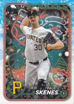 2024 Topps Holiday Paul Skenes RC Pittsburgh Pirates #H165