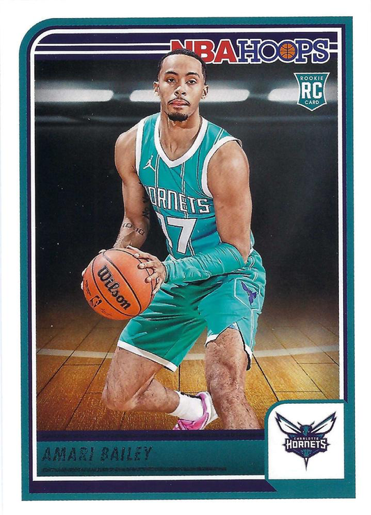 2023 Panini Hoops Amari Bailey RC #267 Charlotte Hornets