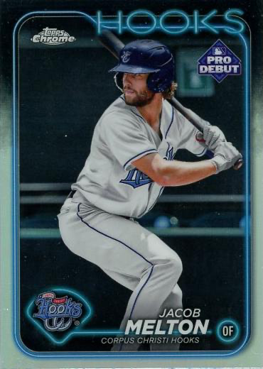 2024 Topps Pro Debut Chrome Refractor Jacob Melton #PDC-30 Corpus Christi Hooks