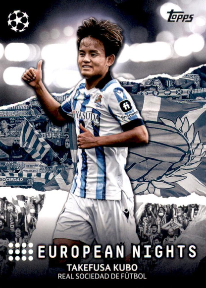 2023 Topps UCC European Nights Takefusa Kubo EN-26 Real Sociedad