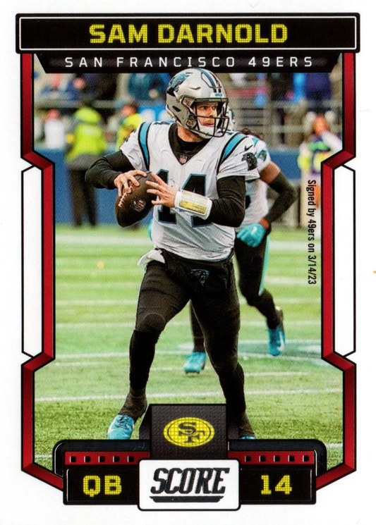 2023 Panini Score Football Sam Darnold San Francisco 49ers #44