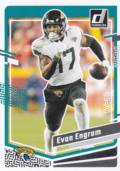 2023 Panini Donruss Evan Engram #135 Jacksonville Jaguars