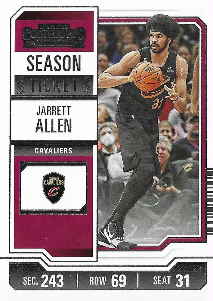 2023 Panini Contenders Jarrett Allen #58 Cleveland Cavaliers