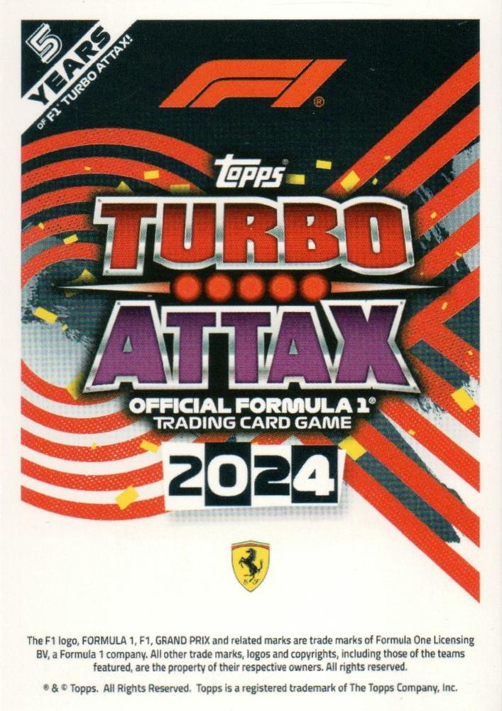 2024 Topps Turbo Attax F1 Charles Leclerc LE #MGA 11 Scuderia Ferrari