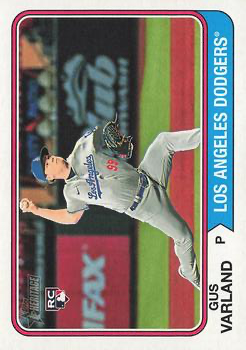 2023 Topps Heritage Gus Varland RC Los Angeles Dodgers #563