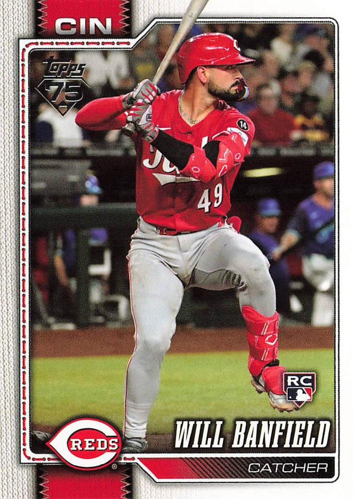 2026 Topps Series 1 Will Banfield RC #247 Cincinnati Reds
