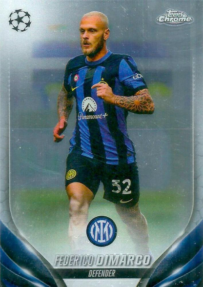 2023 Topps Chrome UEFA Club Competitions Federico Dimarco #144 Inter Milan