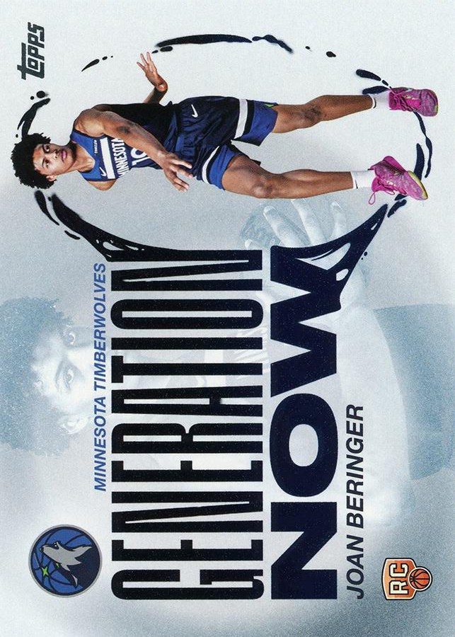 2025 Topps NBA Generation Now Joan Beringer GN-17 Minnesota Timberwolves