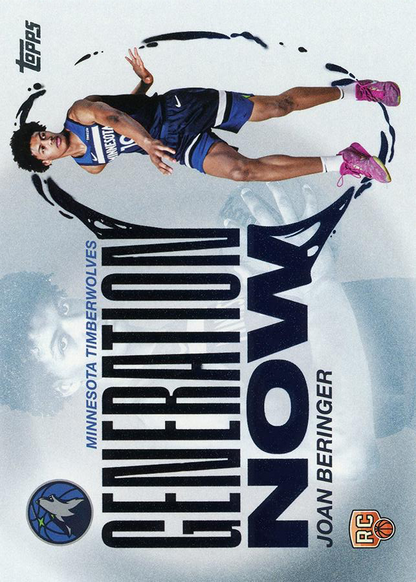 2025 Topps NBA Generation Now Joan Beringer GN-17 Minnesota Timberwolves