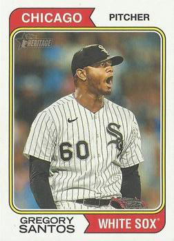2023 Topps Heritage Gregory Santos Chicago White Sox #680