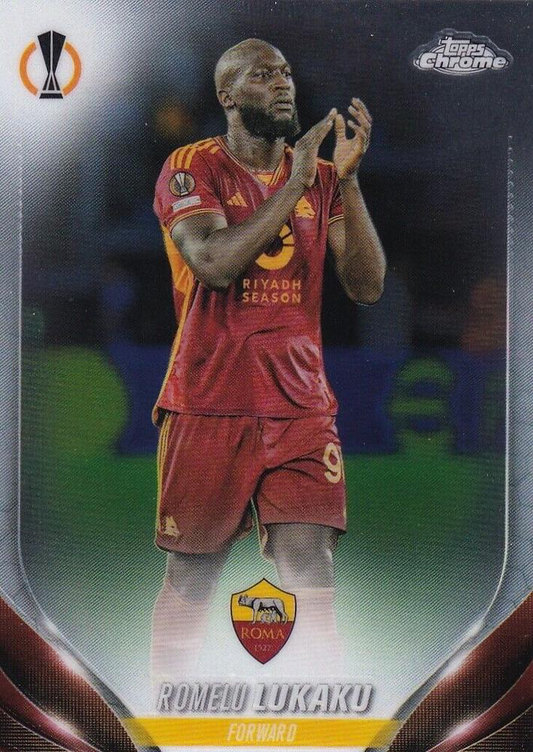 2023 Topps Chrome UEFA Club Competitions Romelu Lukaku #32 Roma