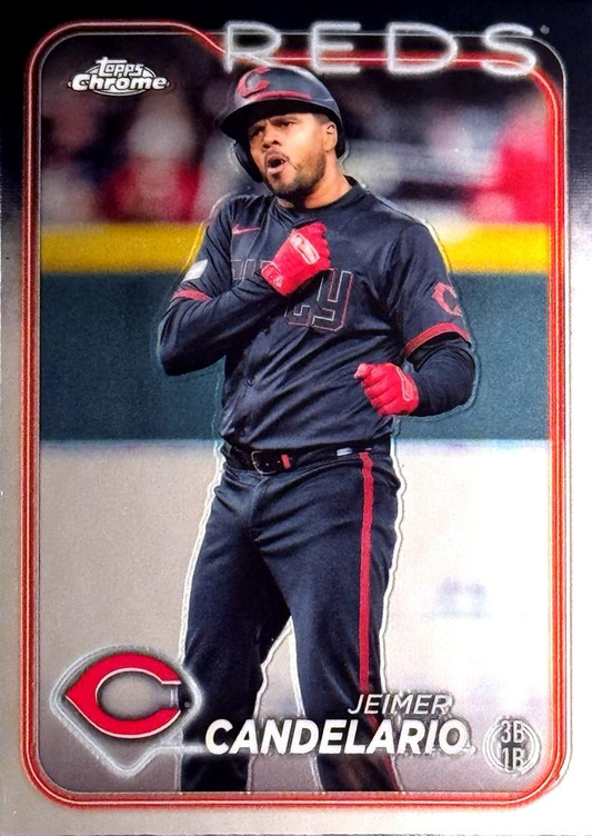 2024 Topps Chrome Jeimer Candelario Cincinnati Reds #239