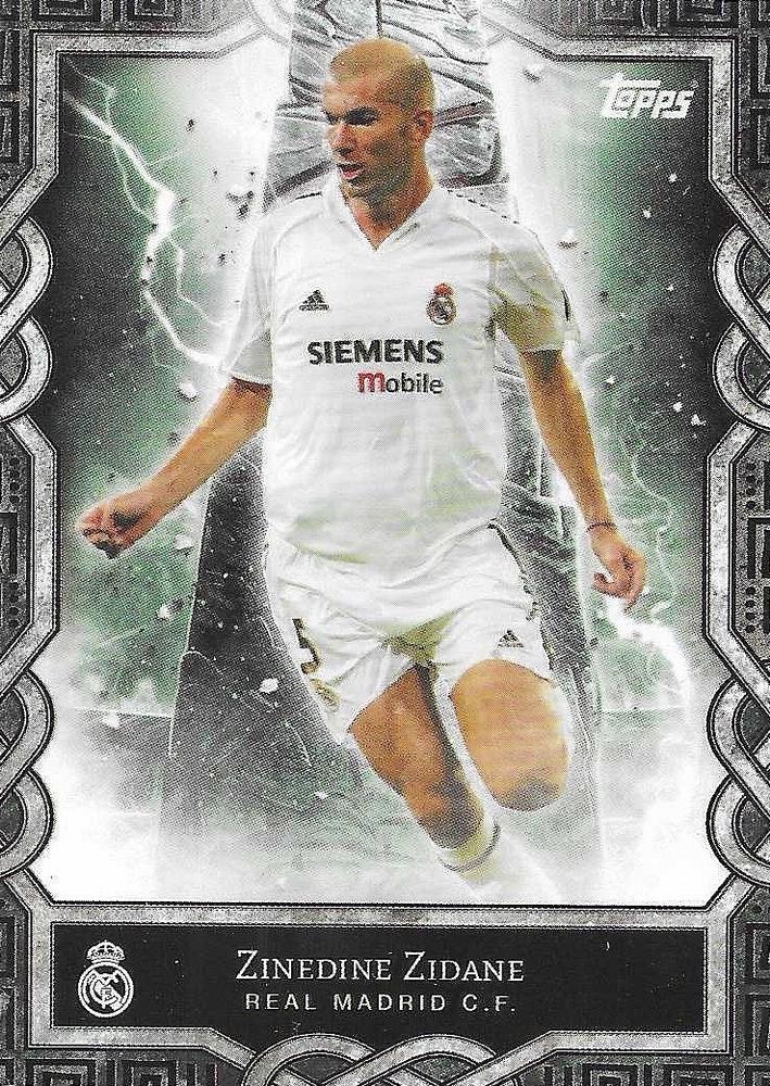 2024 Topps Real Madrid Fan Set Monolith Zinedine Zidane #MO-6 Real Madrid CF