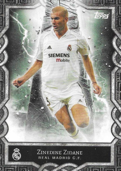 2024 Topps Real Madrid Fan Set Monolith Zinedine Zidane #MO-6 Real Madrid CF