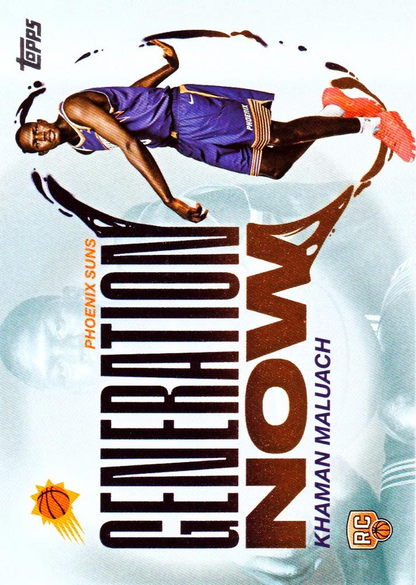 2025 Topps NBA Generation Now Khaman Maluach GN-10 Phoenix Suns