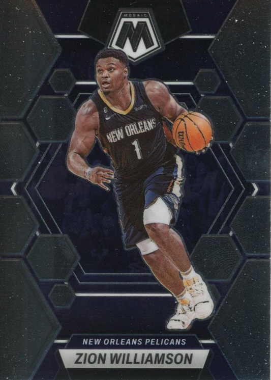 2022 Panini Mosaic Zion Williamson #120 New Orleans Pelicans