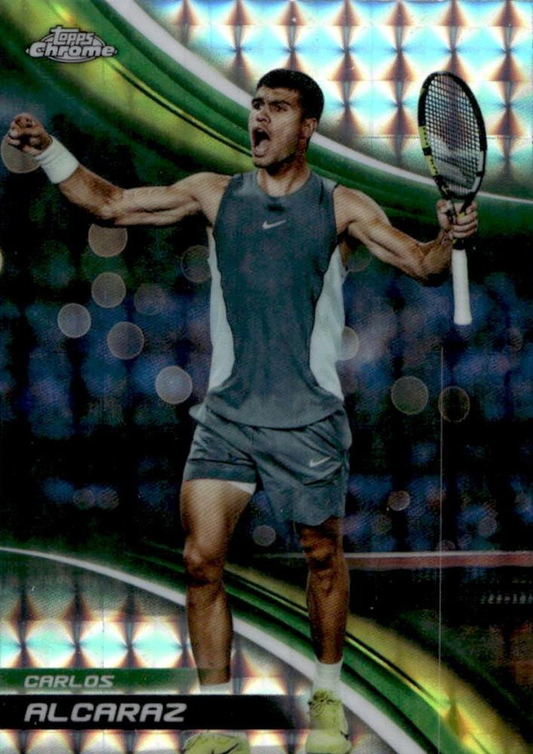 2025 Topps Chrome Tennis Geometric Carlos Alcaraz #1
