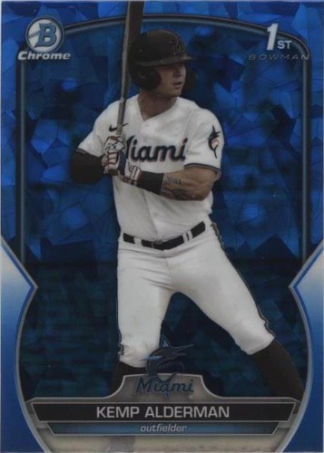 2023 Topps Bowman Draft Sapphire Kemp Alderman 1st Miami Marlins #BDC-123