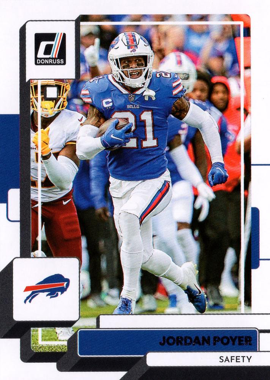 2022 Panini Donruss Jordan Poyer #119 Buffalo Bills